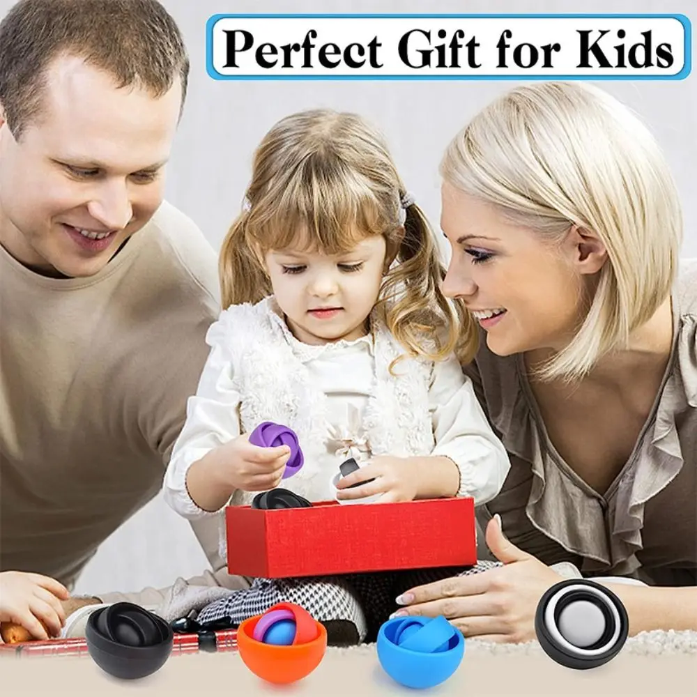 

High Quality Anti-anxiety Fidget Gyro Toys Color Plating Unzip Finger Toy PP Fidgets Gifts Gift