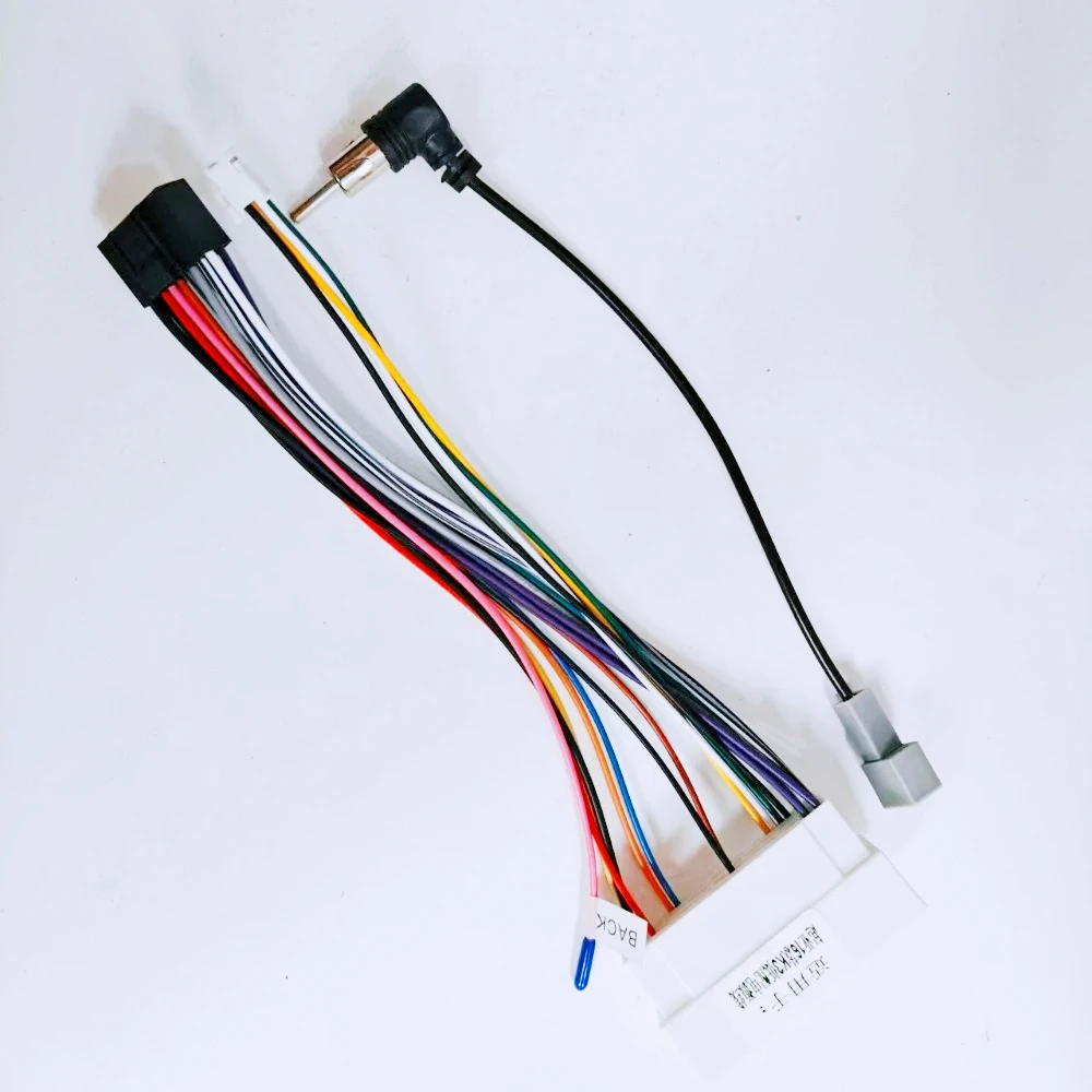 Car Radio Female ISO Radio Plug Power Adapter Wiring Harness Special for Hyundai Verna tucson KIA K3 2016 harness power cable