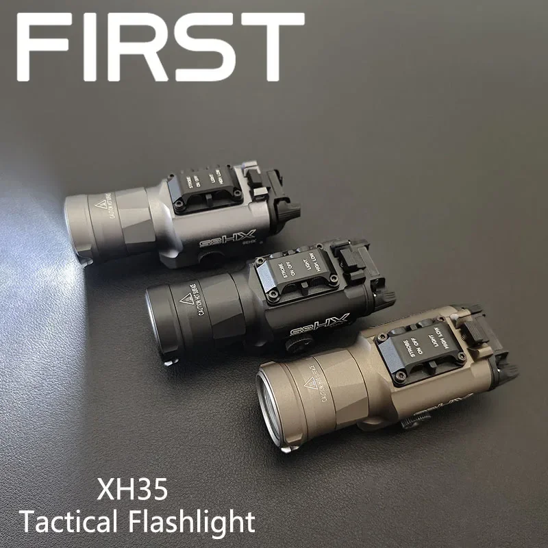 Airsoft XH35 X300 X300U X300V Surefir Scout Light Tactical Hanging Pistol Flashlight Fit 20mm Picatinny Rail Hunting Weapon Lamp