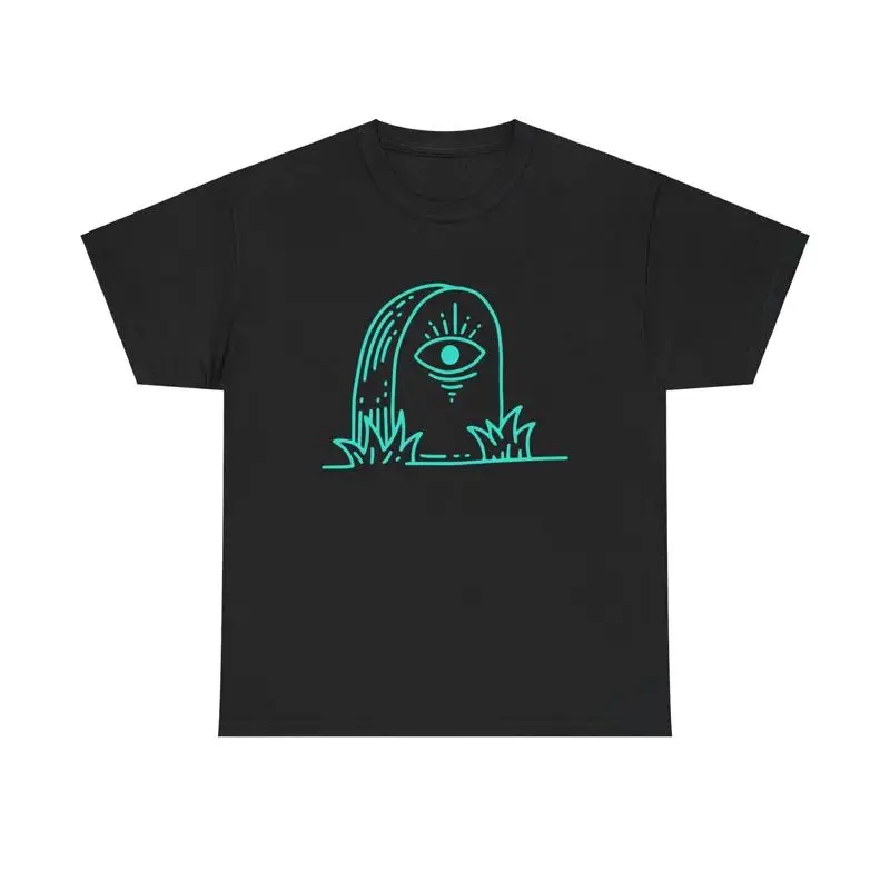 Tombstone Eye T Shirt Halloween spooky occult dark vintage graphic cool occult