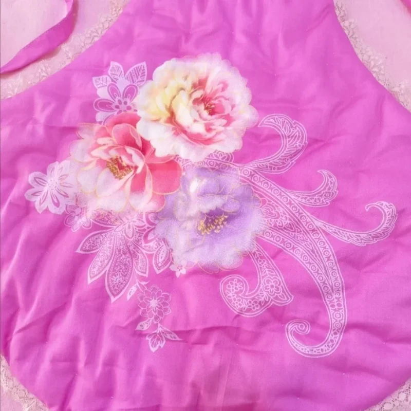 Мужская сексуальная майка с цветочным принтом Dudou, женская гладкая мягкая хлопковая майка с наполнителем ABDL, регулируемая майка с пышным животом, частная вечеринка FKK