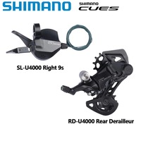 Shimano CUES U4000 9Speed Mini SL U4000 Shifter RD Rear Derailleur Fit MTB Moutain Bike Bicycle 9s Set