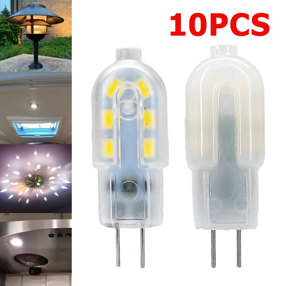 1​0pcs 3W G4 LED Light Bulb 3000-6000K Cool/Warm White Mini LED Lamp for Chandelier 12V 220V Clear/Milky White Shell LED Bulb