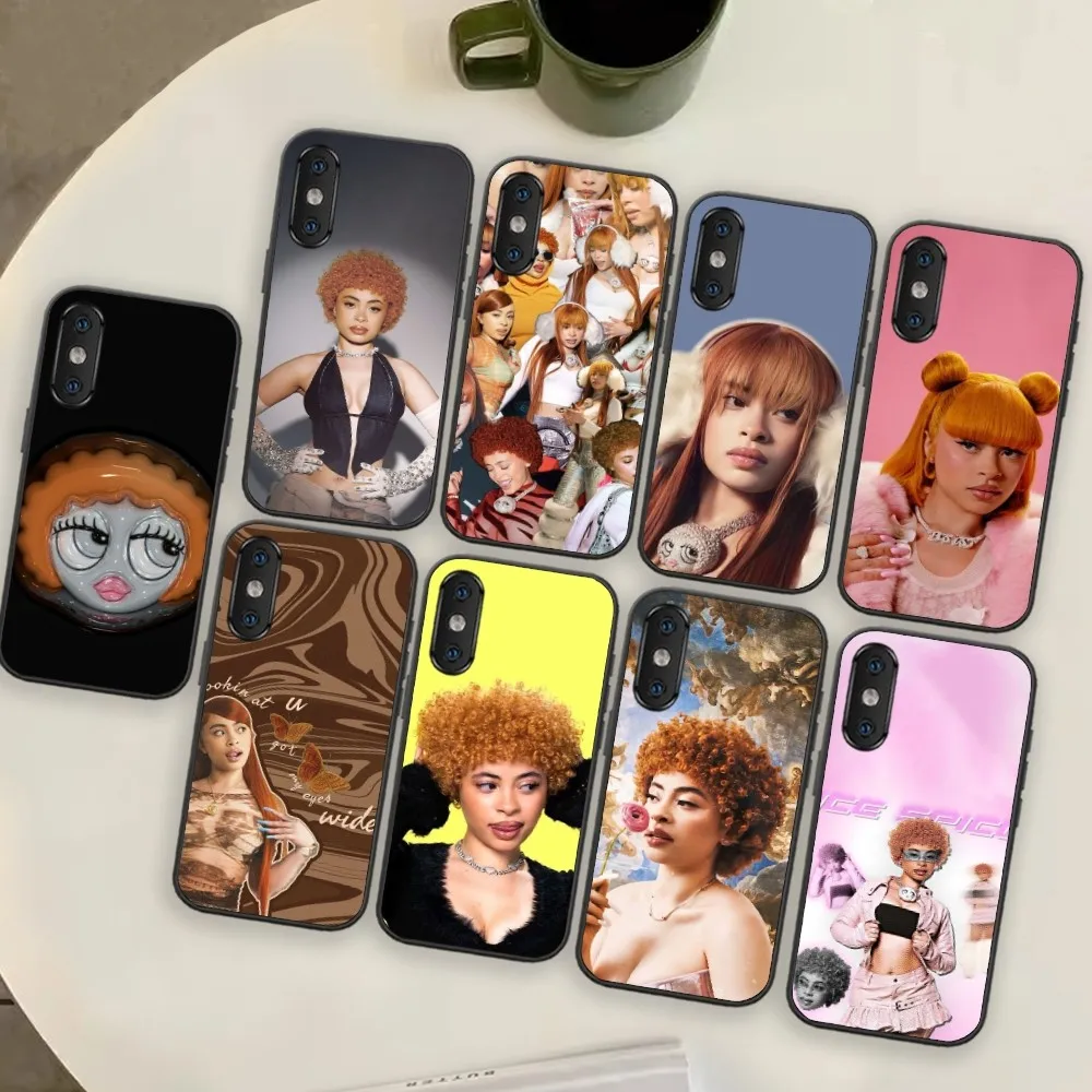 Ice Spice singer Phone Case For Xiaomi Redmi K40 pro 12S ULTRA pro 5G black cover