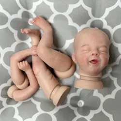 12 Inch Soft Solid Silicone Bebe Reborn Kits painted by artists Lifelike mini Painted finished Kits bebê reborn de silicone