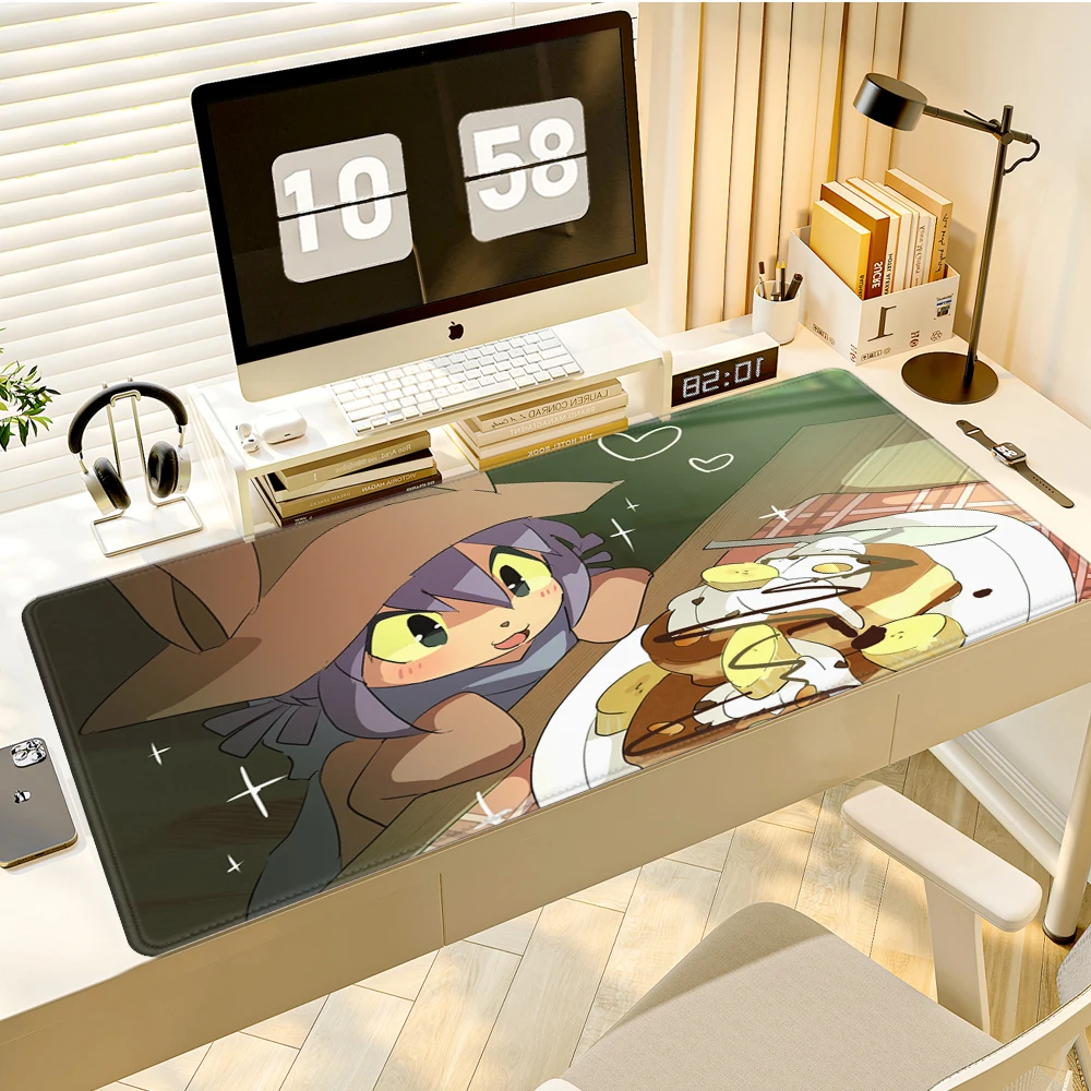 Großes Mauspad Niko Oneshot XXL Gaming-Zubehör Büro Gamer Tastatur Schreibtischunterlage für Jungen Geschenk Rutschfestes Laptop-Anime-Mauspad