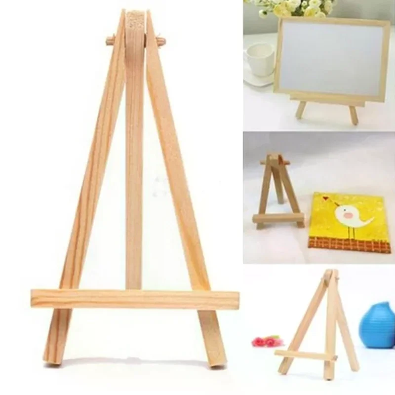 

Mini Wooden Cafe Table Number Easel Wedding Place Name Card Holder Stand