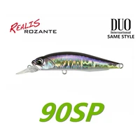 DUO Japón la misma cebo divino REALIS ROZANTE 90S suspendido y llamativo Mino Makou, anzuelo de superficie de agua, cebo falso para bagre 9077