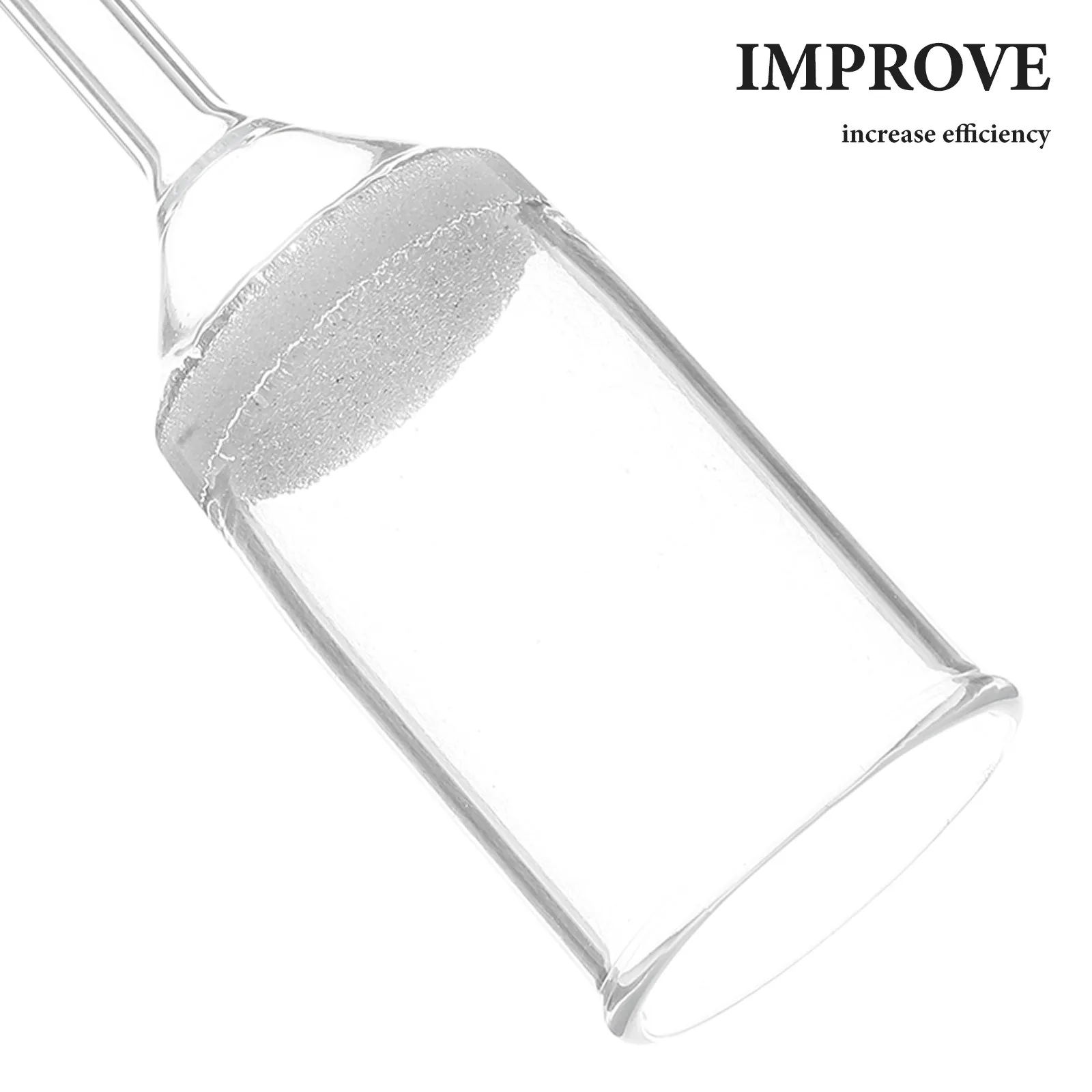 Scientific Borosilicate Glass Buchner Filtering Funnel G3 Transparent Body for Rapid Vacuum Filtration Lab Glassware Chemical