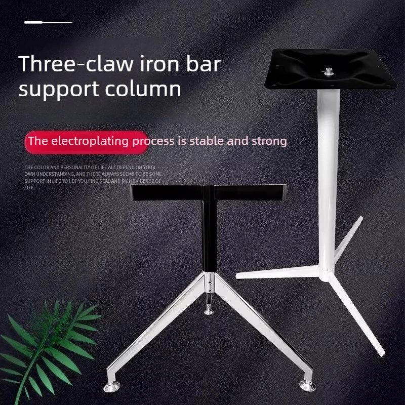 Stainless Steel Tripod Base Bar Restaurant Table Legs Home Counter Legs Heavy Duty Metal Stand Iron Craft Frame Accessories
