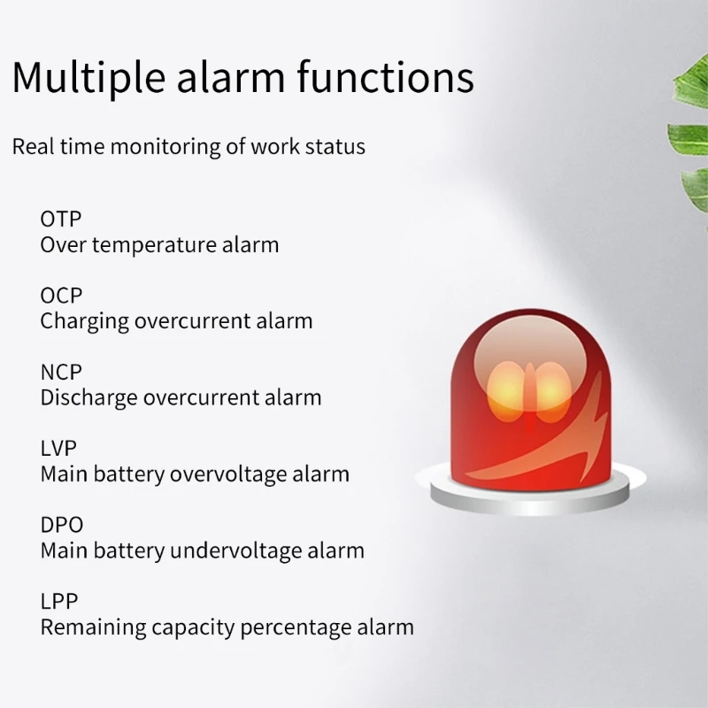 

8-100V Monitor Coulometer Bluetooth-compatible APP Control Ammeter Voltmeter Discharge Multimeter