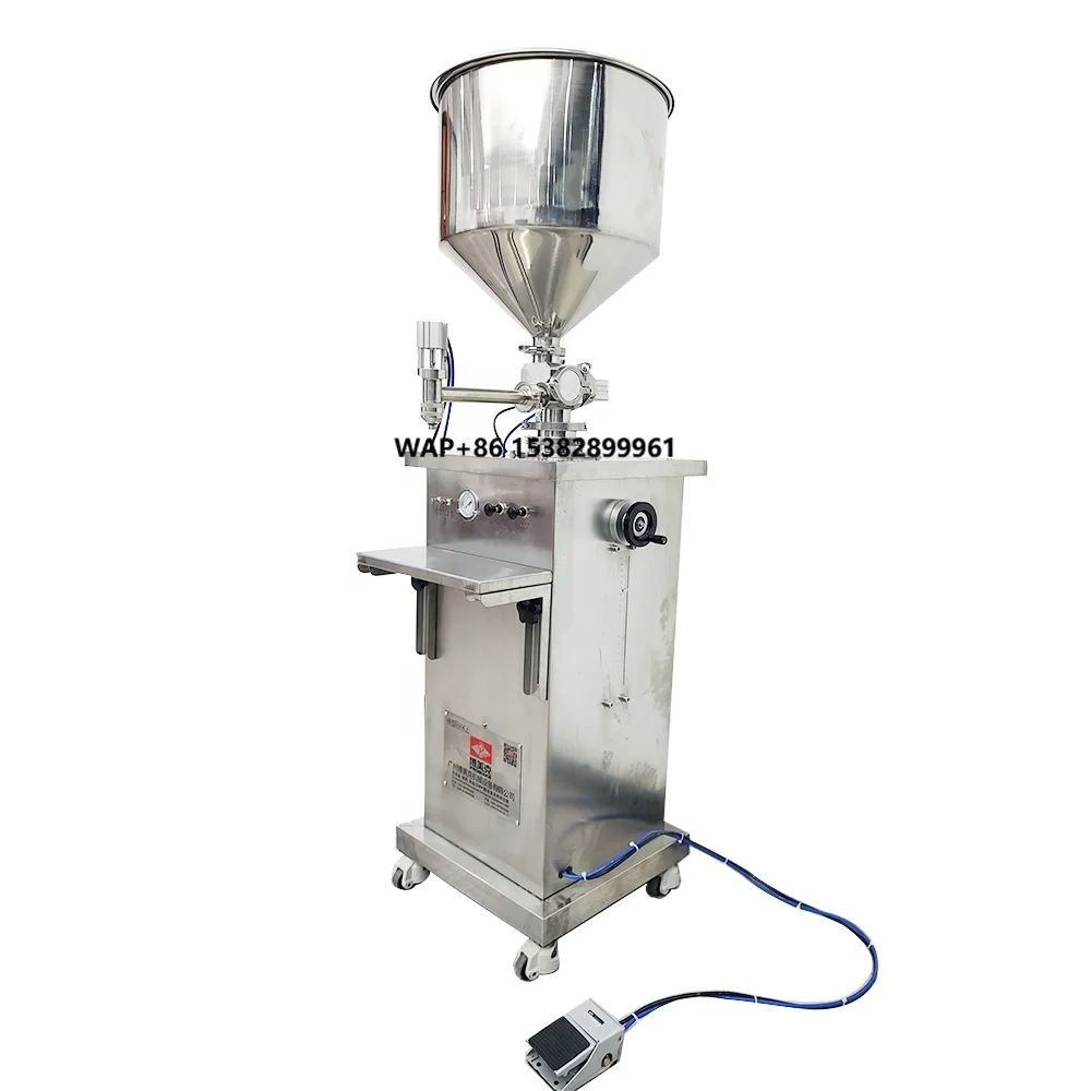 

Semi Automatic Ice Cream Water Liquid Honey Juice Sauce Soft Drink Tomato Paste Filling Machine