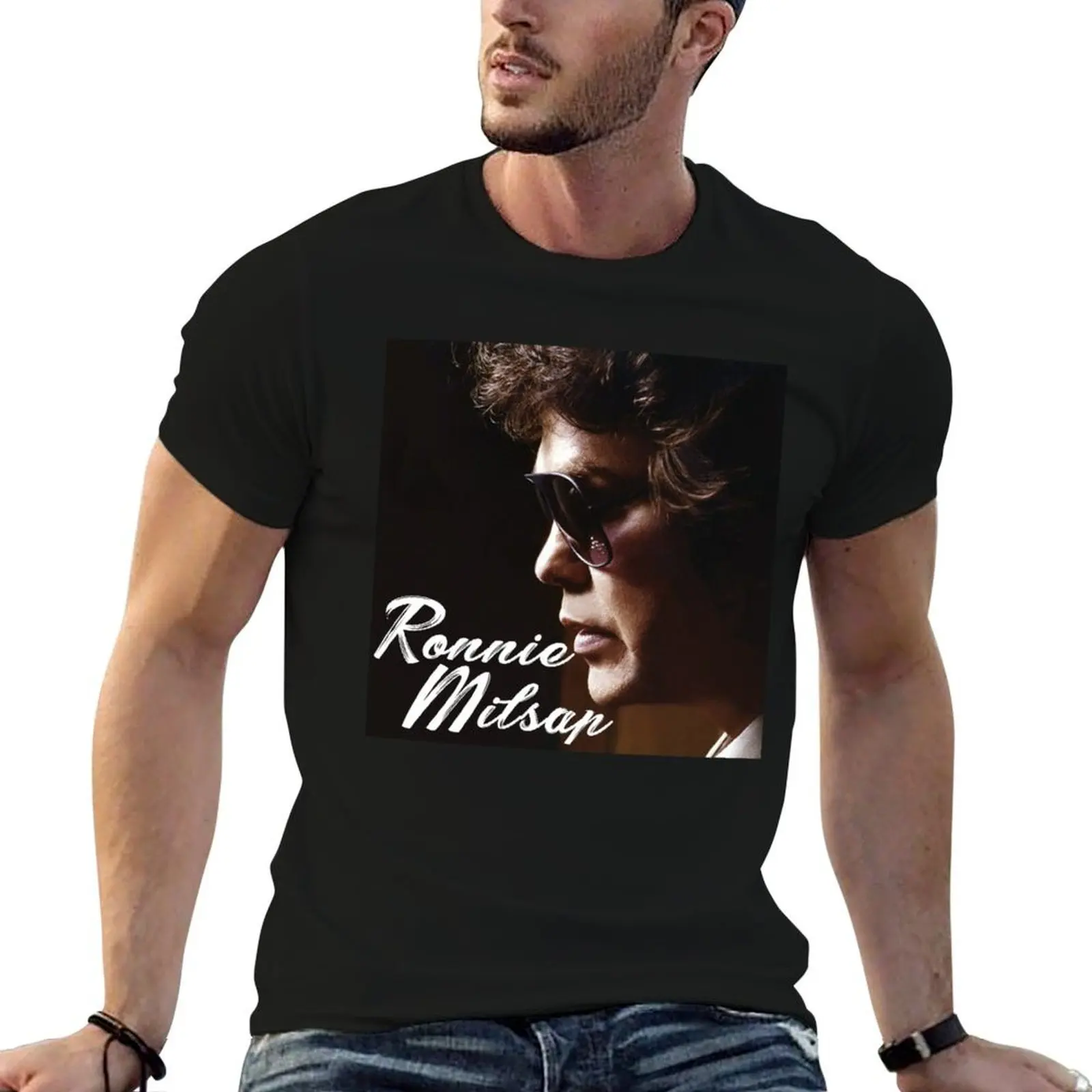 Ronnie Milsap Singer T-Shirt vintage graphic tee funny gifts mens designer clothes