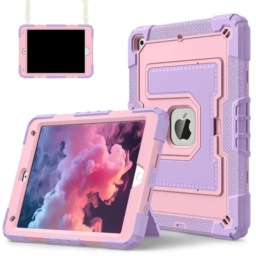 Shockproof Case for iPad 2026 12th Gen 11inch A3401 A3402 A3403 Multi-Viewing Stand Cover Four Corner Anti-Drop Protective Shell