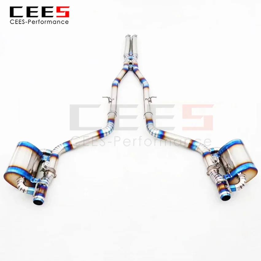 CEES Exhaust System For Dodge Challenger SRT Performance  Tuning Catback Valve Muffler Auto Modification Car Accessories