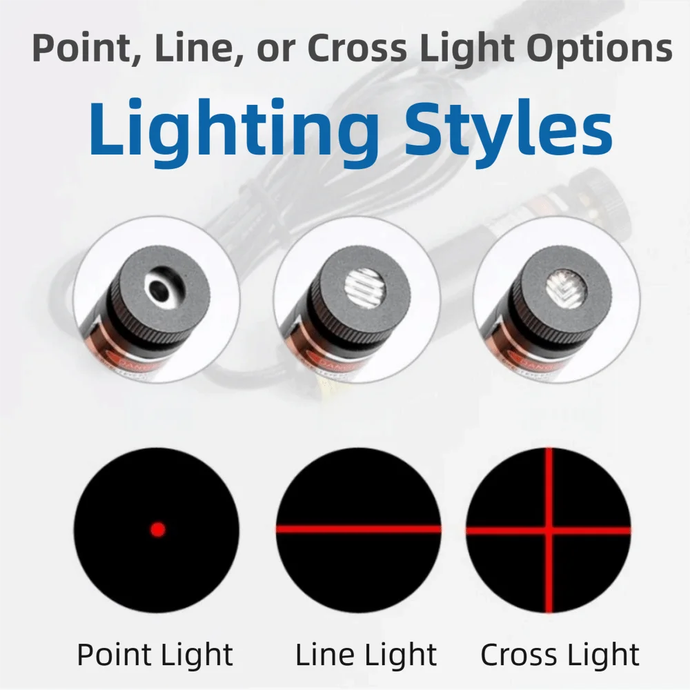 EU/US Plug Sewing Laser Guide Red Laser 150/300MW Quilting Infrared Laser Lamp Magnetic Base Line/Cross Head