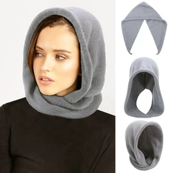 Écharpe d'Hiver en Cachemire pour Femme, Chapeau Une Pièce, 216.239., Cachemire, Coton, Pull, Laine, Cou d'Extérieur, Cagoule Chaude, Masque, Bonnet de Ski