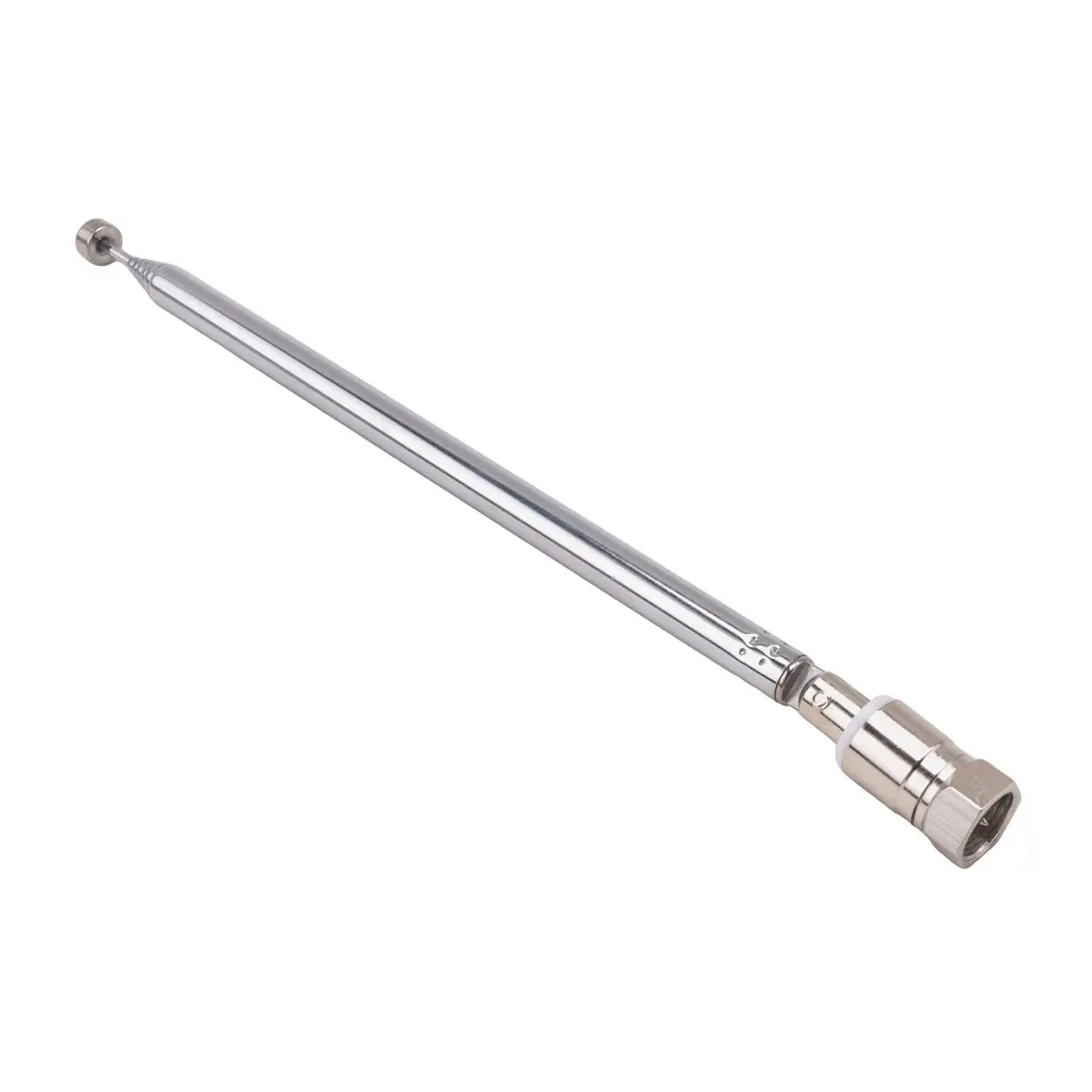 A99X 1set Telescopic FM Radio Antenna Rod Antenna 3.5mm Adapter MAV Stereo Receiver F Type Male Plug 7 Sections Antenna