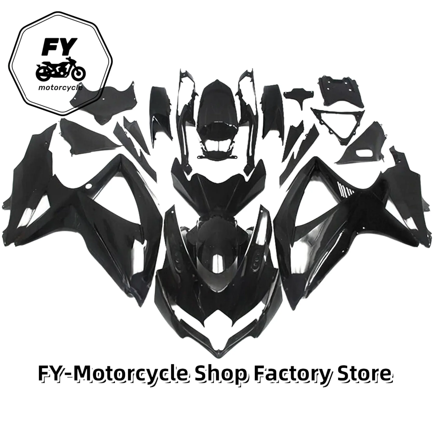 ABS Injection Fairing Set For Suzuki GSX‑R 600 750 K8 08‑10 Complete Body Panels Support Custom Paint Graphics`