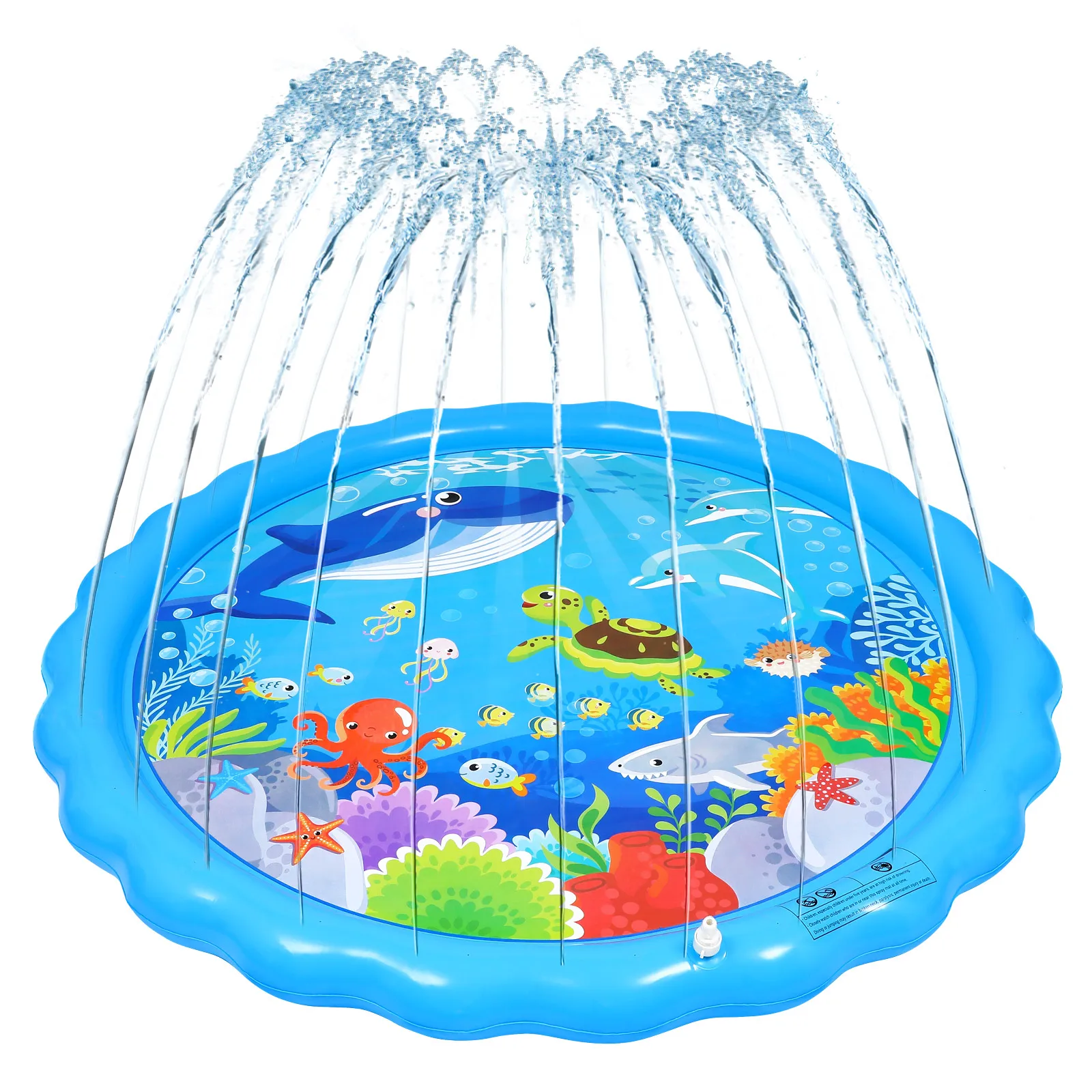 

Inflatable Water Spray Pad Sprinkler for Toddlers Kids Play Toy Playing Mat Courtyard