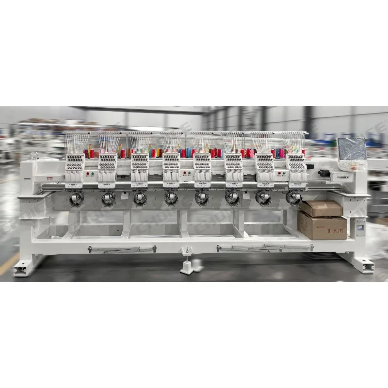 GC-A1208E Factory Wholesale Computer Sewing Embroidery Machine 8 Head Industrial Embroidery Machine for Small Business
