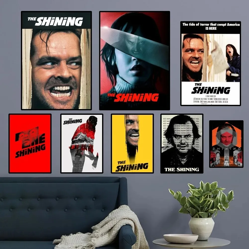 Póster The Shining Moive, decoración de la habitación del hogar, arte estético, pintura de pared, pegatinas, pintura en lienzo