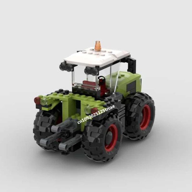 New 210Pcs Moc Claas Xerion 4500 Tractor Trailer Model Diy Creative Ideas Child Toy Birthday Gift Technology Building Blocks