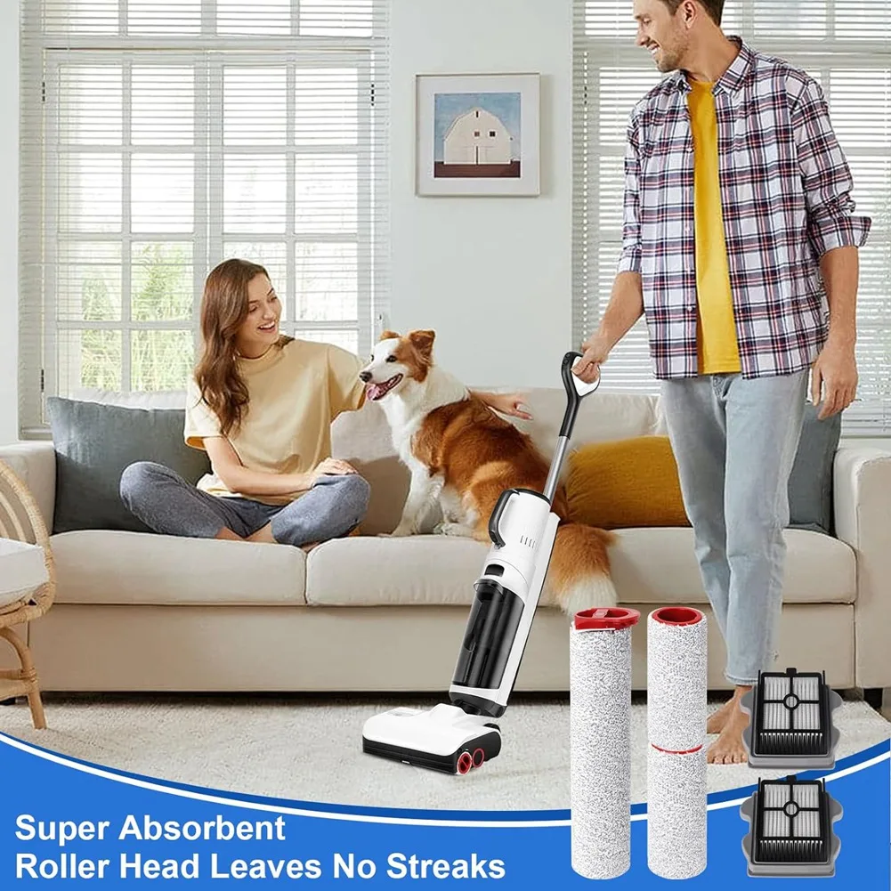 Roborock Dyad Pro 콤보용 롤러 브러시 및 헤파 필터 세트, 습식 및 건식 진공 청소기 예비 부품