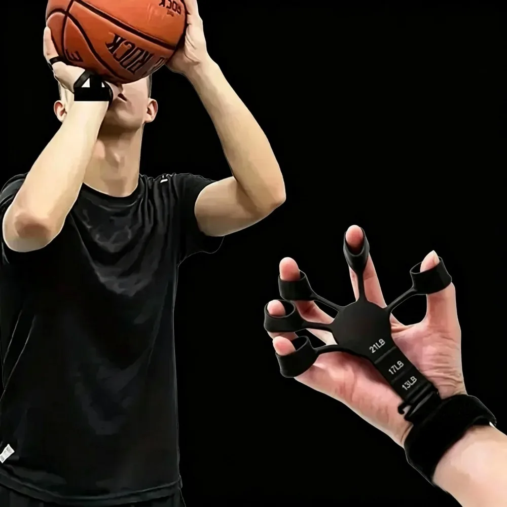 1PC Basketball Finger Shooting Aid Silicone Trainer Basketball Shooting Posture Corrector Hand Holder Training Equipment  Youth