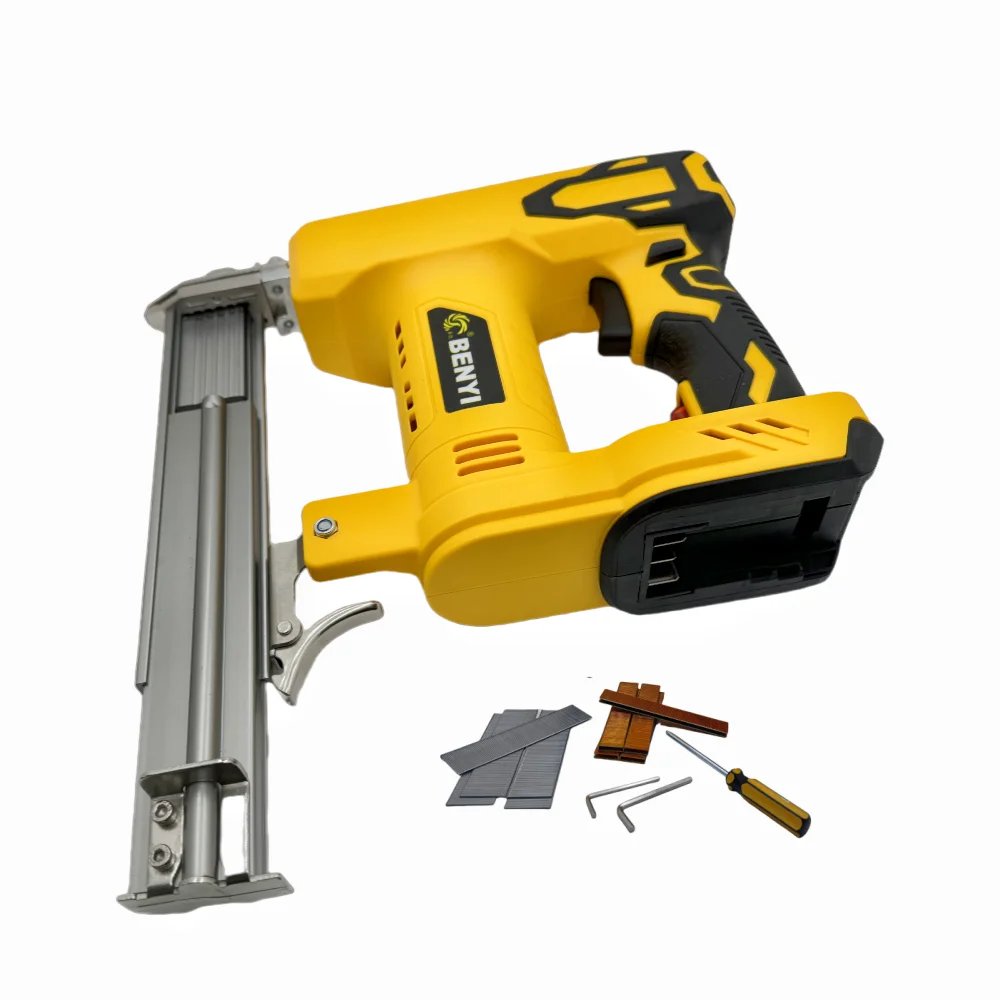 New Cordless Electric Nail Gun Straight/N-shape staple gun with Brushless Nails Rechargeable Nailing tools For Dewalt Battery