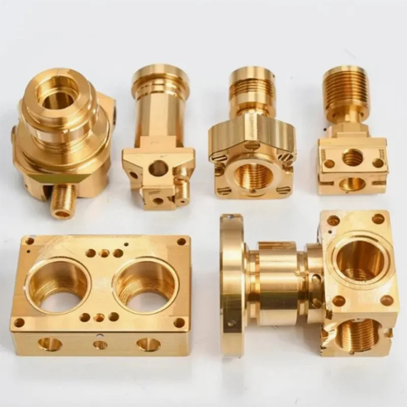 Custom CNC Machined Stainless Steel and Brass Oil Pipe Connectors
