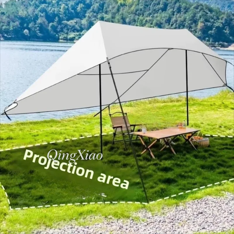 Camping Canopy Instant Sun Shade Tent for Beach Backyard Outdoor Portable Waterproof Tarp with UV Protection Easy Setup