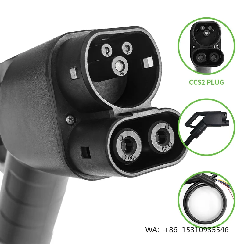 Factory Outlet Best Price CCS2 DC EV Fast Charging cable with 5M Connectors Plug 125A 1000V TUV/CE Certified New Condition