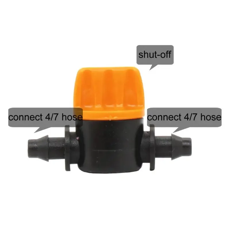 1PCS 4/7mm Hose Mini Valve 1/4