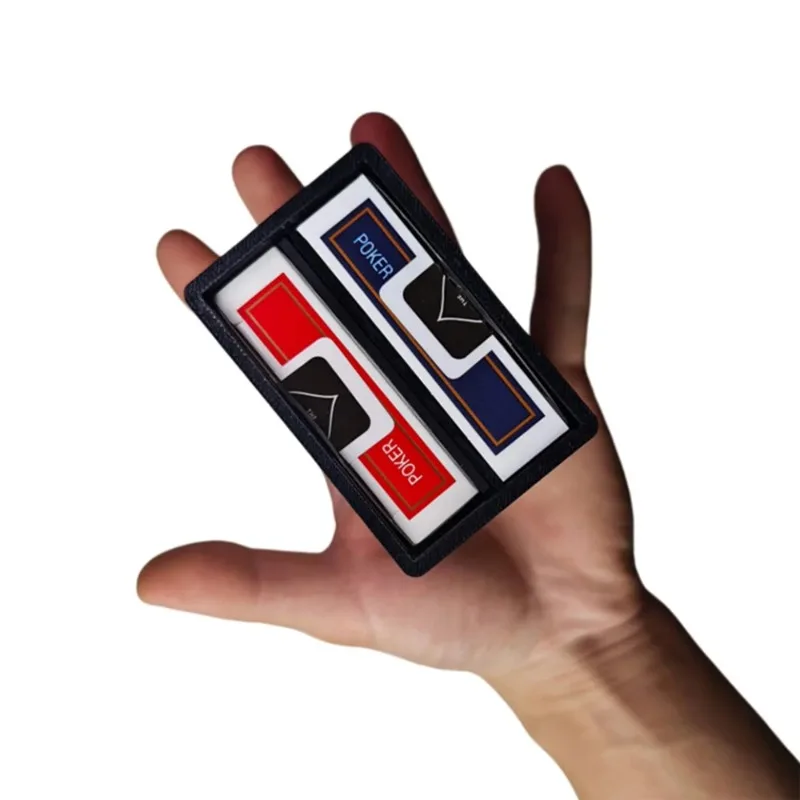 Switcher Magic Tricks Close-up Street Illusions Gimmicks Mentalism Ingenious Deck Holder Magia Props Swap Poker Cards Change