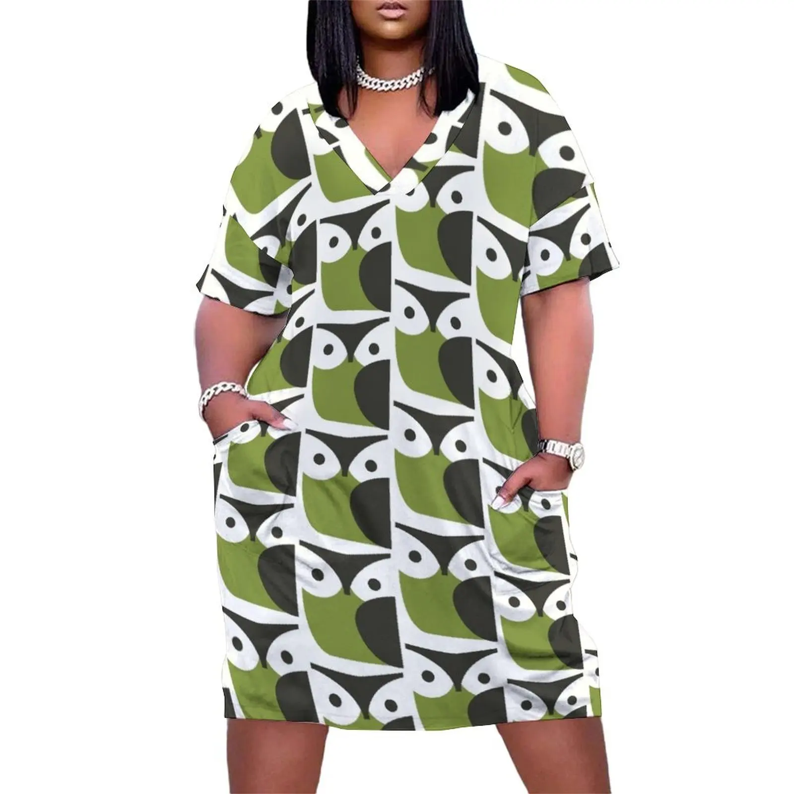 

orla kiely owl Loose Pocket Dress Party dresses for women women's dresses luxury women clothing 2025 new arrivals