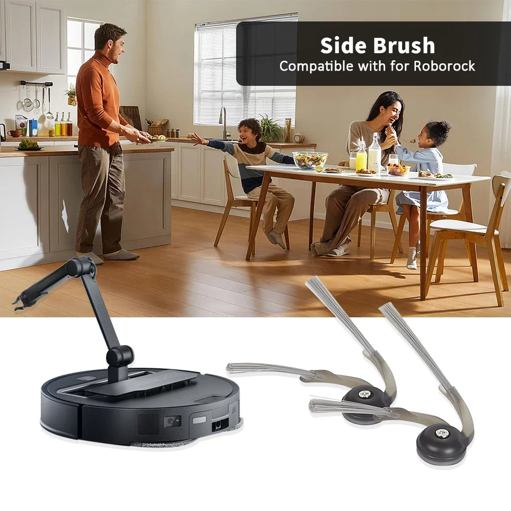 Side Brush For Roborock G30 Space Saros 10R Saros Z70 G20S Ultra Qrevo Curv Qrevo Edge S9 MaxV Ultra Q7 M5 TF L5 Robot Easy Fit
