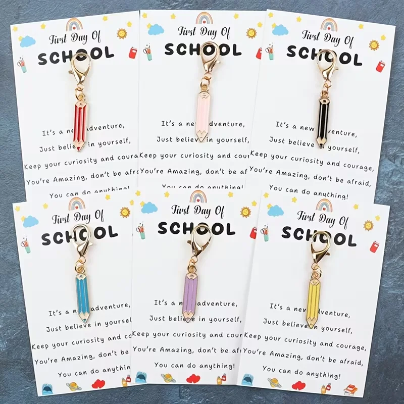 Wedding Yes - 6-Piece/12-Piece Set of Back-To-School Stationery Pencil