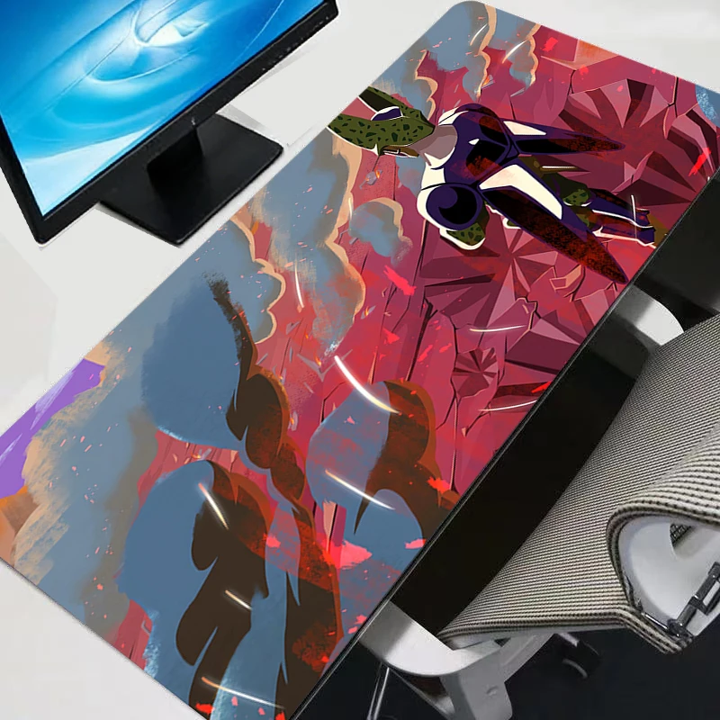 

Игровой коврик для мыши в стиле аниме Dragon Ball Max XXL, прочный, большой, для геймеров, коврик для клавиатуры и мыши, коврик для компьютерного стола