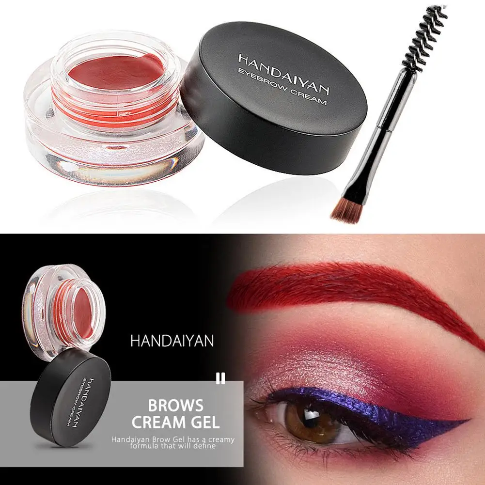 5Colors Professional Eyebrow Tint Colorful Makeup Waterproof Eye Lasting Pen Non-smudge Long Eyebrow Liner Eye Liquid Cosme R2C3