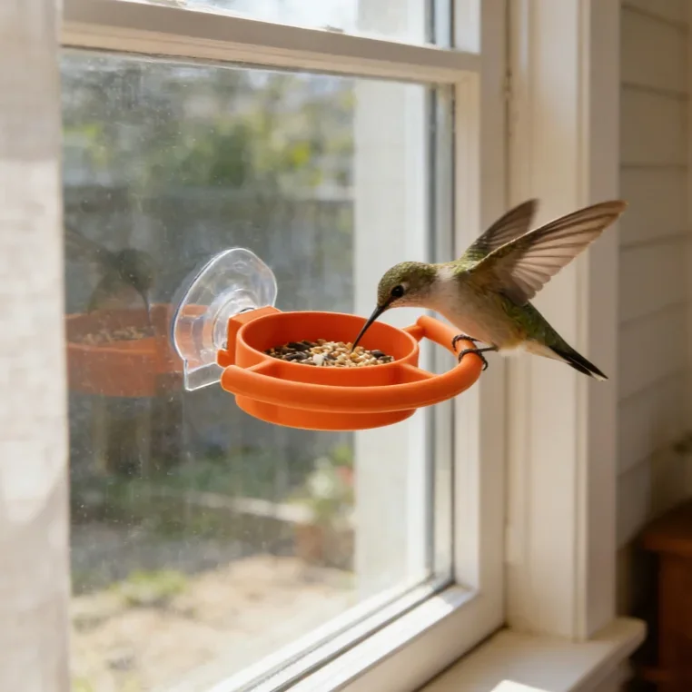 Window Hummingbird Feeders Cardinals Feeders And Wild Birds Feeders Have Strong Suction And Are Suitable For Window Birding