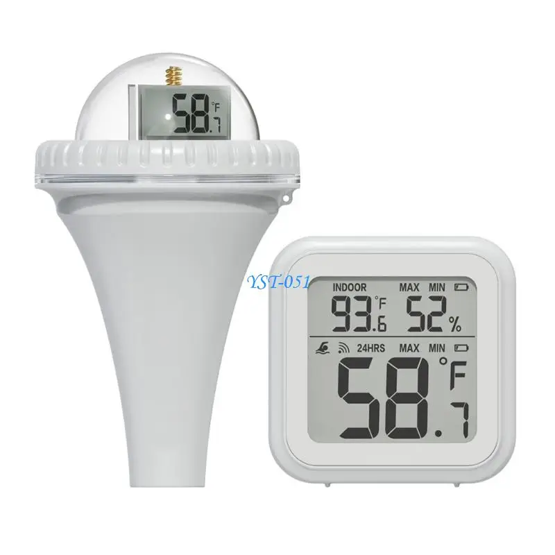 

E15A Temperature Gauge with 360 Degree View For Pool Home Humidities Providing Safety