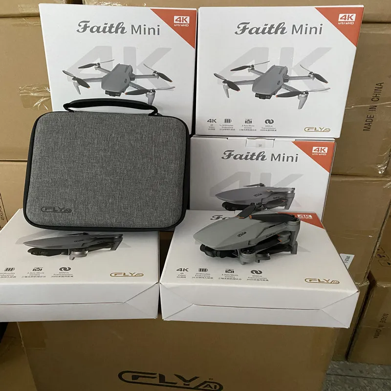 C-FLY faith mini aerial 4K camera  3-axis gimbal 3KM image transmission of Sony lens mini drone