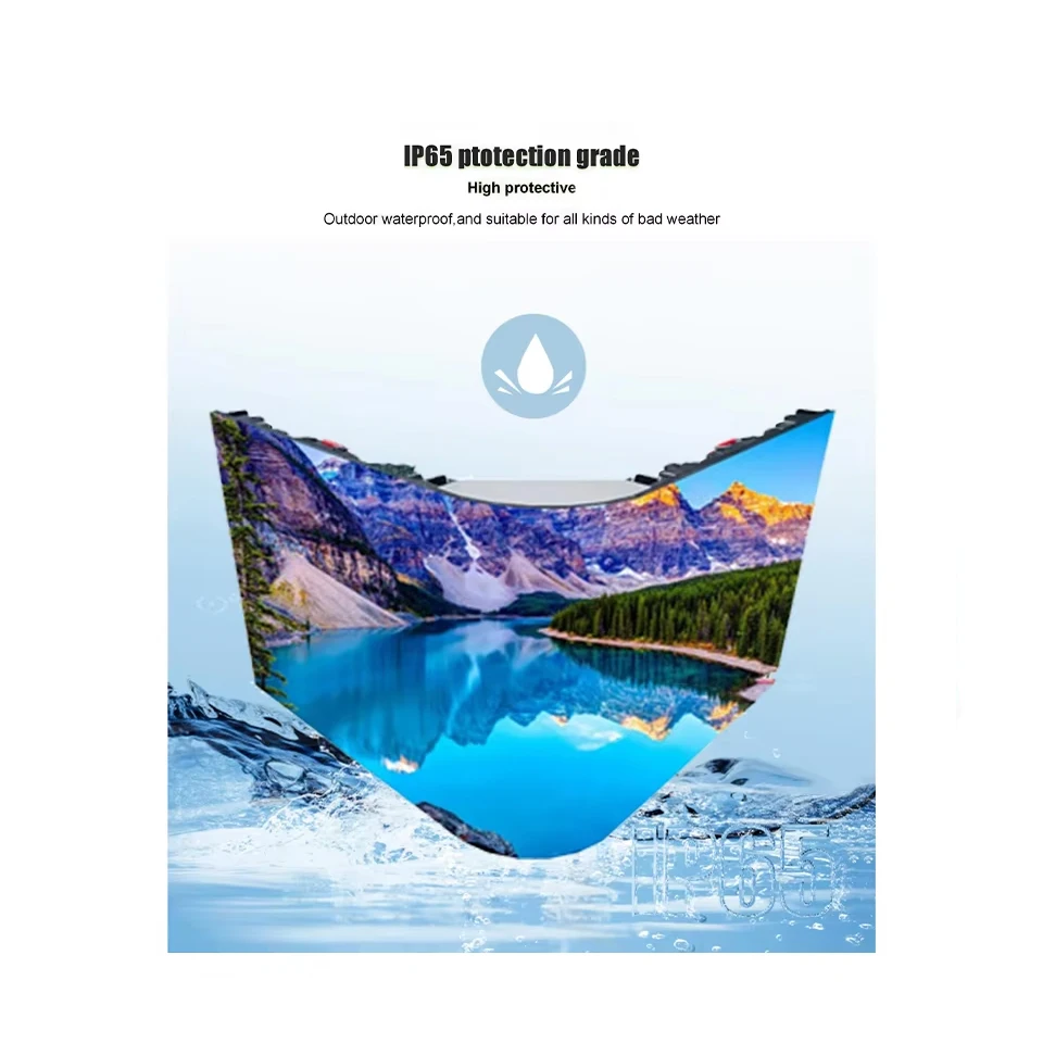 Advertising Display Full Color LED Outdoor Waterproof LED Video Wall Naked Eye Visual Signage 3D LED Display Screen for Shopping