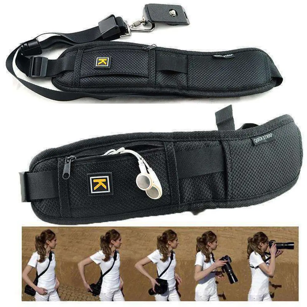 

SLR Quick K Letter Fastening Camera Strap Sling Belt DSLR Belt Shoulder