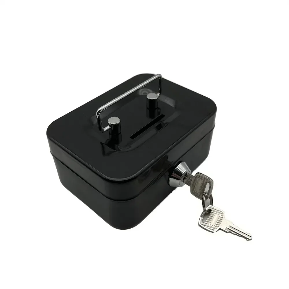 Money Safe Box Small Safes Deposited Key Steel Stash Box for Money Safe Locker Security Metal Cash Box