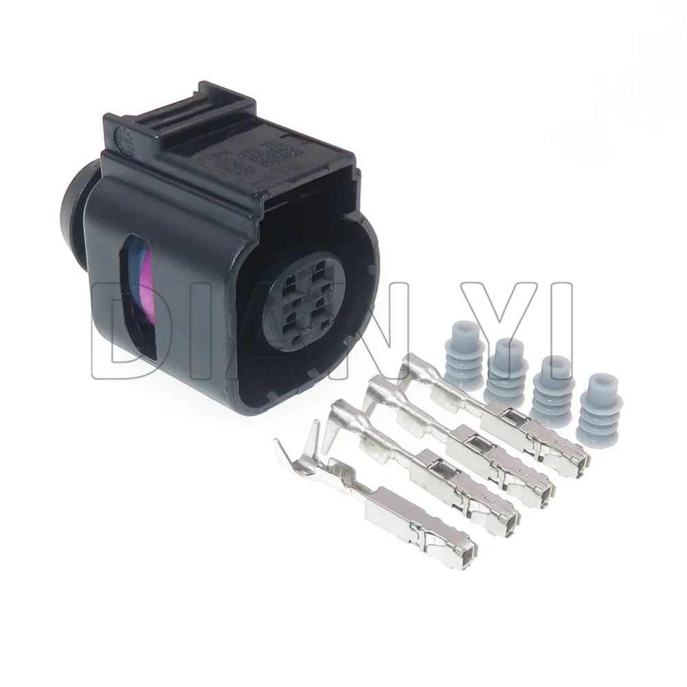 1 Set 4 Way 1.5 Series 4H0973712 1563483 1563486 Auto Brake Light Generator Wiring Connector AC Assembly For VW Audi