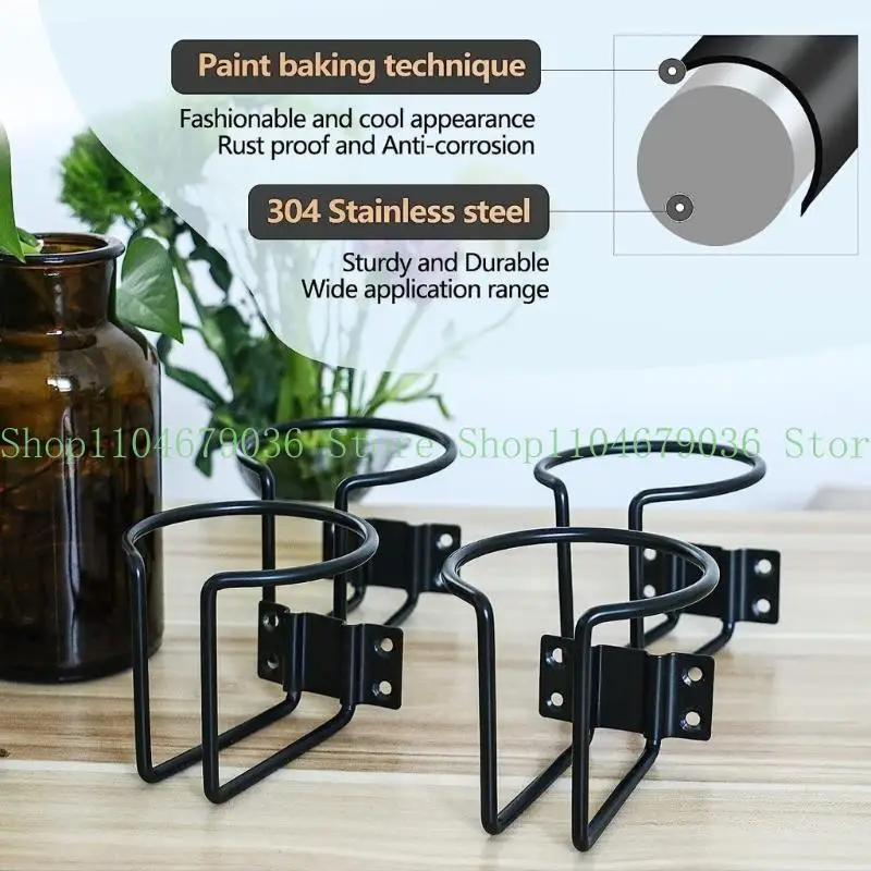 652F Boats Rings Drink Holder Stainless Steel Cup Holder Universal for Marine Yacht