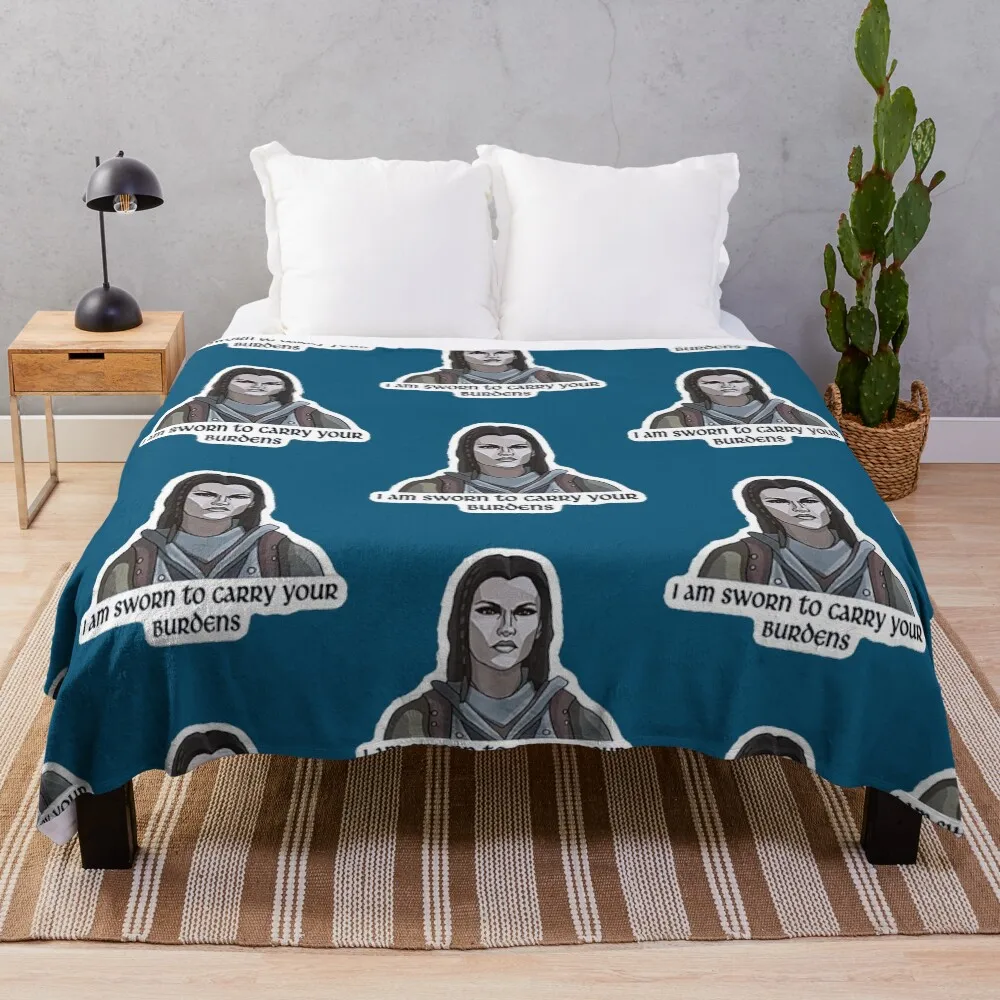 

You_re Finally Awake Throw Blanket halloween warm winter Picnic Large Blankets