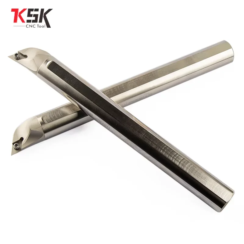 1PCS H08J H10K H12L H14M H16Q SDXCR SDUCR Strumento di tornitura antivibrante in acciaio ad alta velocità integrale per inserto in metallo duro DCGT/DCMT